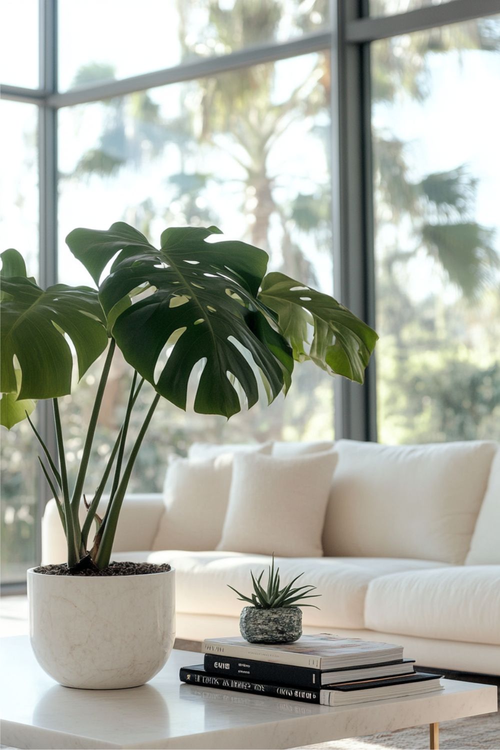 Minimalist Living Room Plant Ideas photo