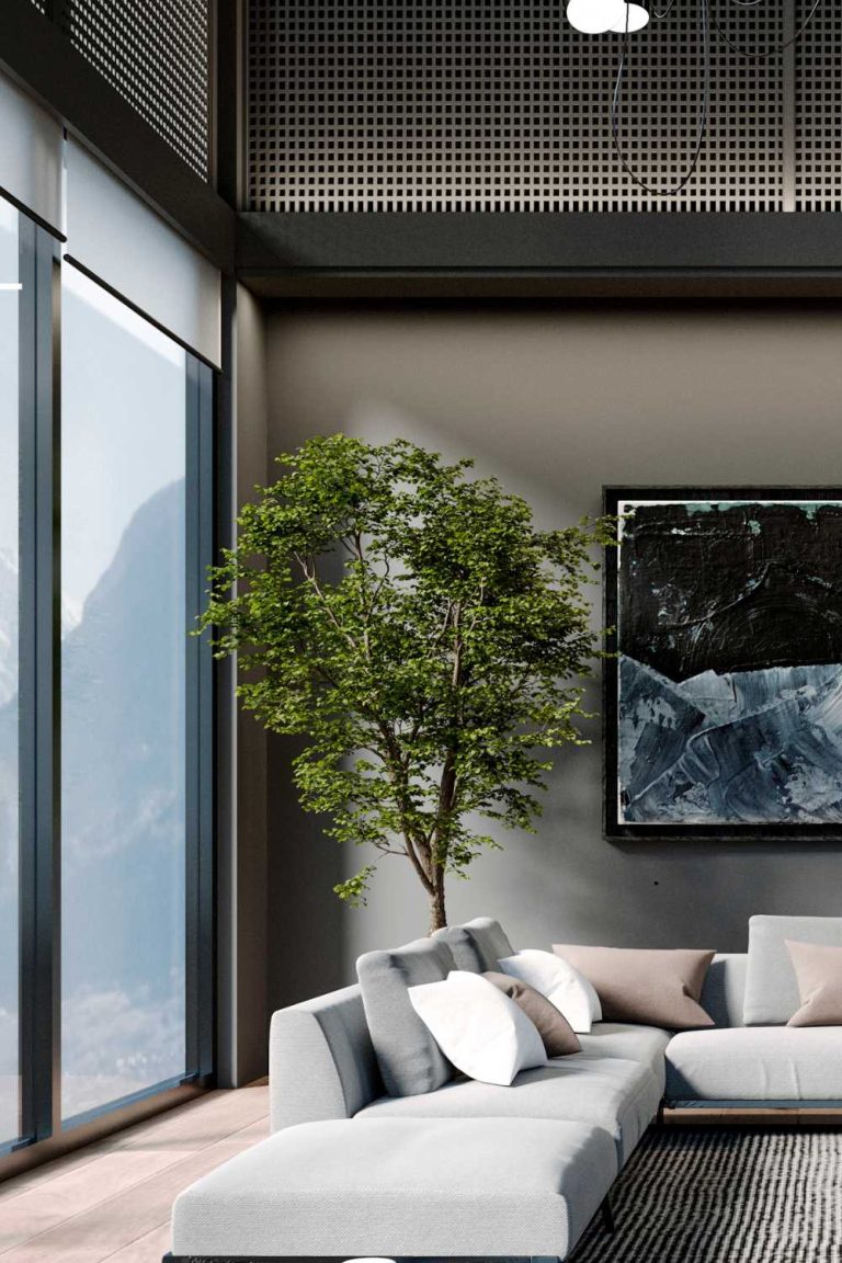 Image showcasing 30 Living Room Plants Ideas – casa4everyone.com