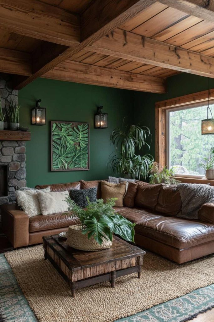 17 Green and Brown Living Room Ideas – casa4everyone.com